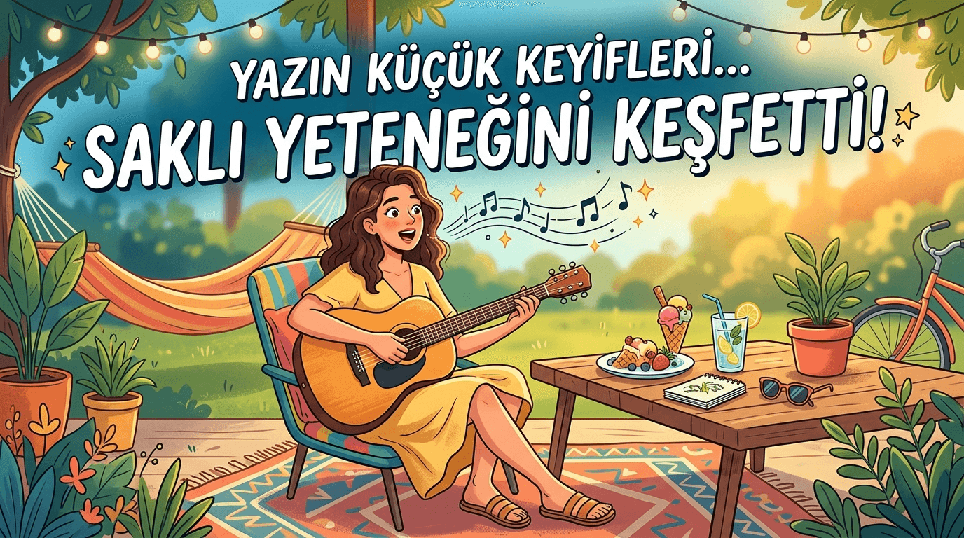 Yazın Küçük Keyiflerinden Birini Seç, Saklı Yeteneğini Keşfedelim