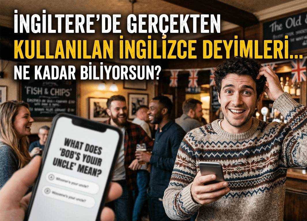 İngiltere'de Gerçekten Kullanılan İngilizce Deyimleri Ne Kadar Biliyorsun?