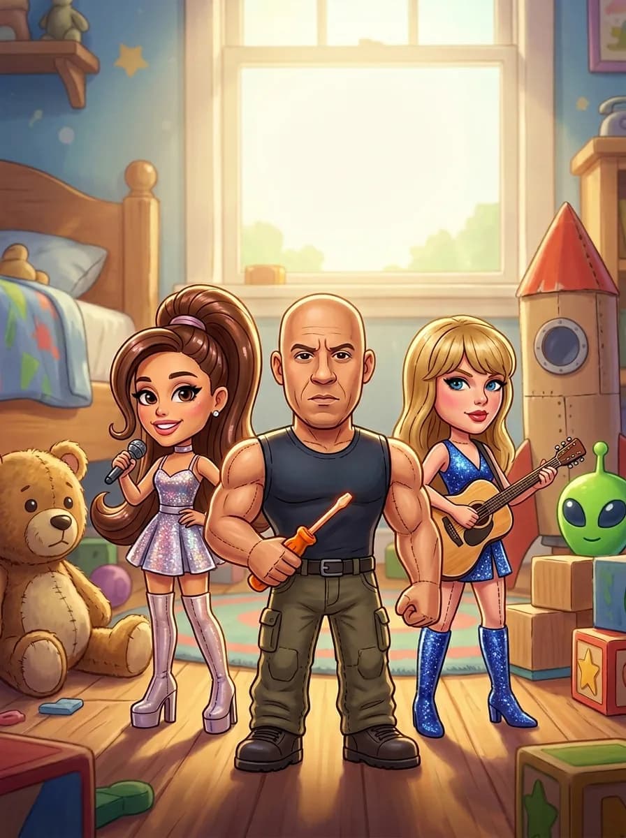 Ünlüleri ‘Toy Story’ Maketlerine Dönüştürmeden Önce Tanıyabilir misin?