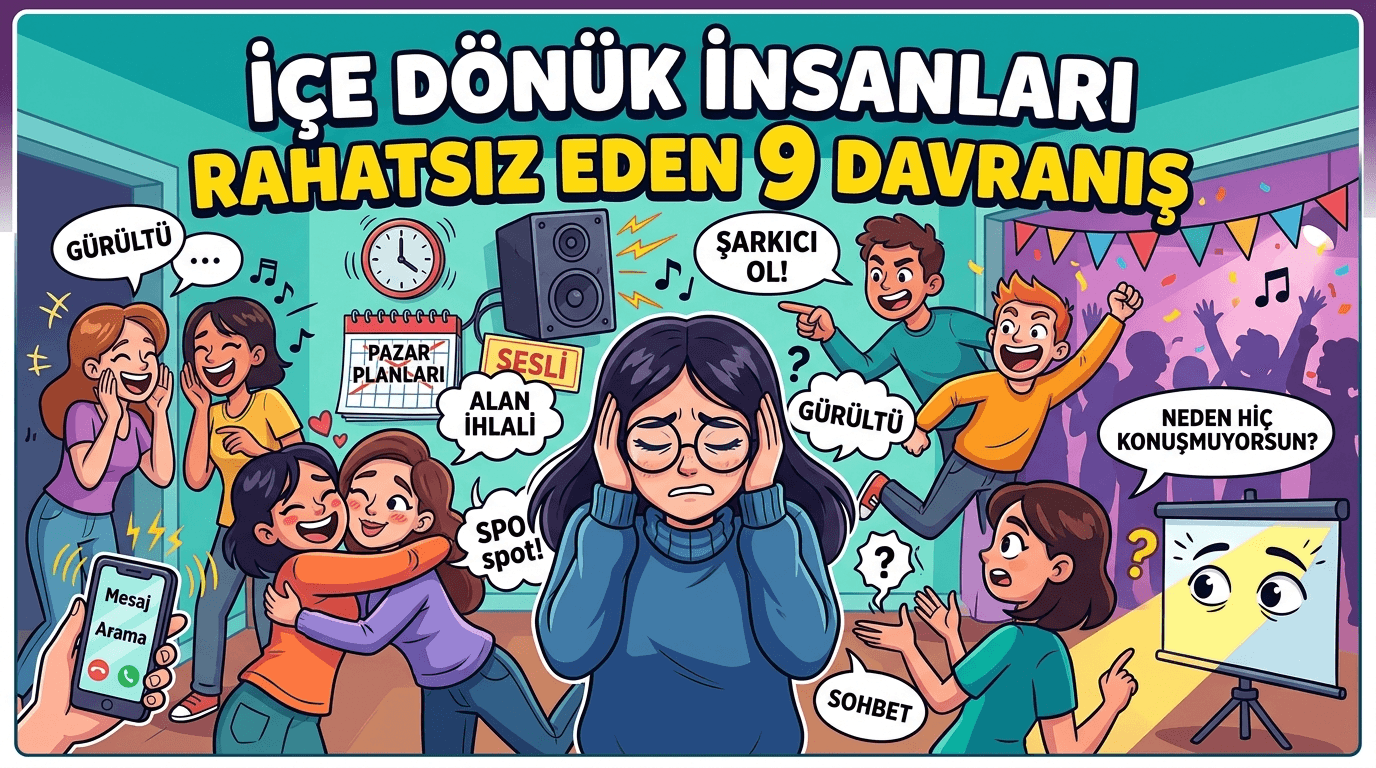İçe Dönük İnsanları Rahatsız Eden 9 Davranış