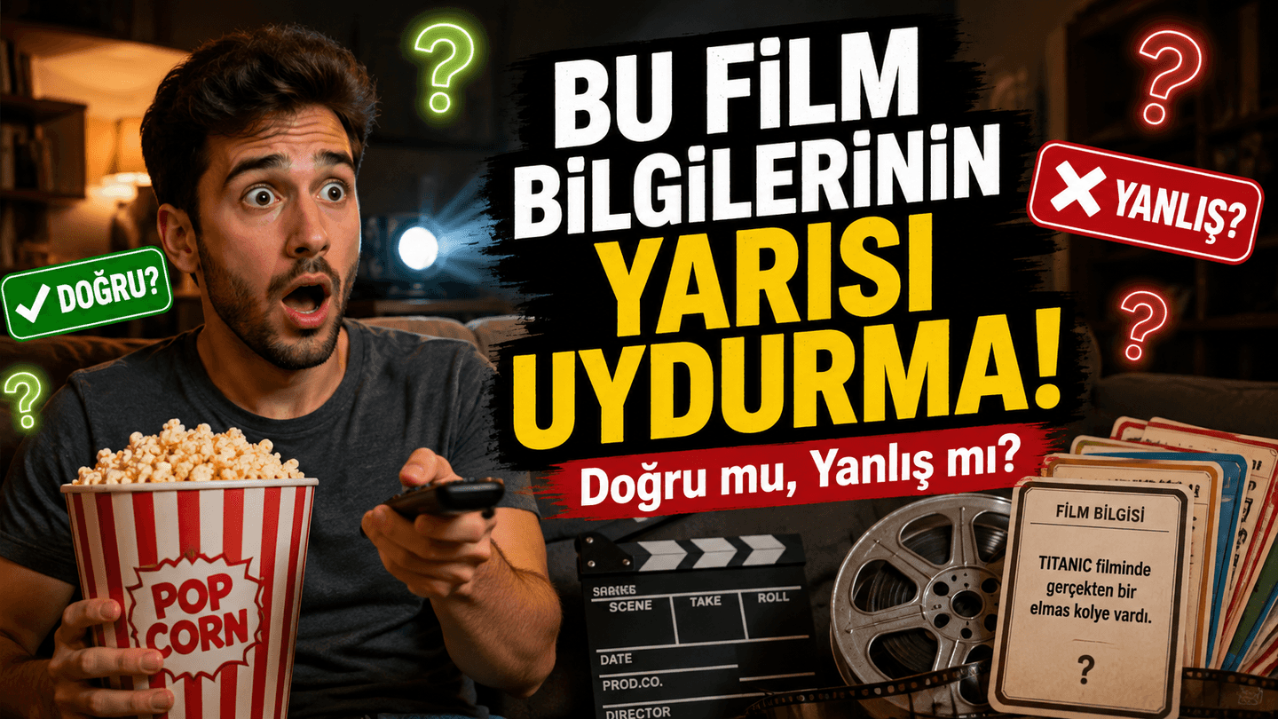 Bu 12 Film Bilgisinin Yarısı Uydurma: Gerçekleri Ayırabilecek misin?
