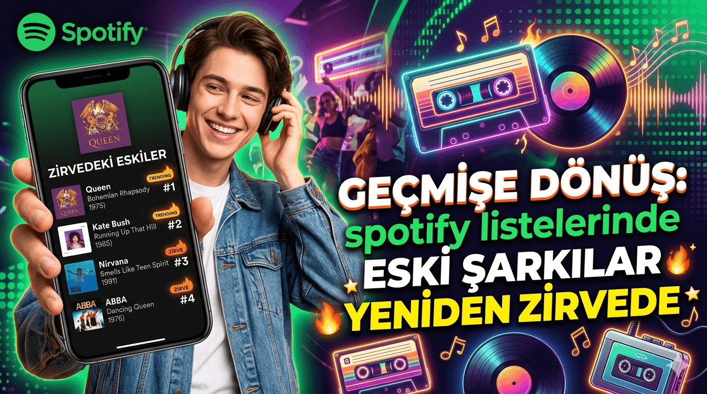 Geçmişe Dönüş: Spotify Listelerinde Eski Şarkılar Yeniden Zirvede