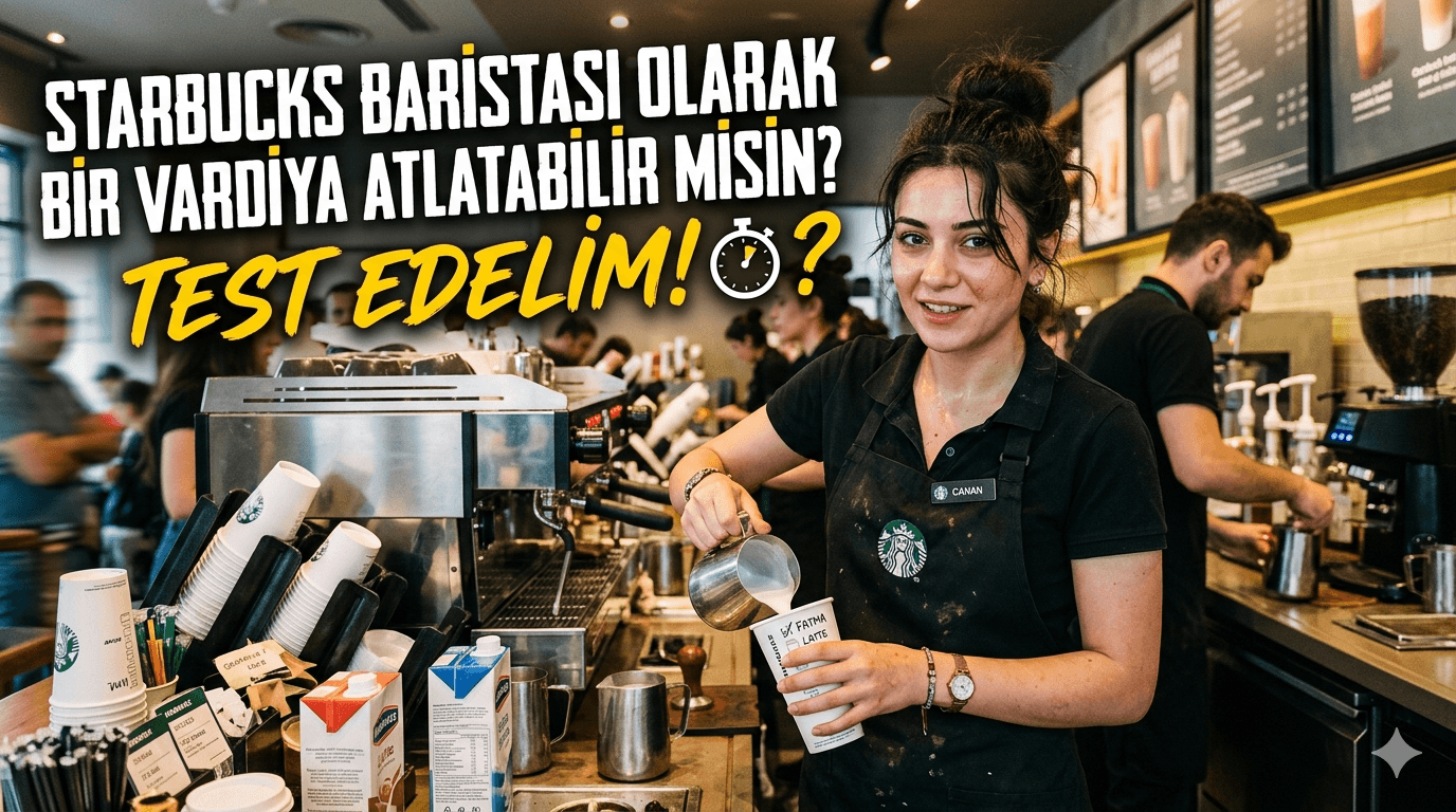 Starbucks Baristası Olarak Bir Vardiya Atlatabilir misin? Test Edelim!