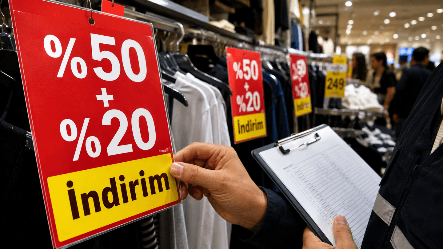 "%50 + %20 İndirim" Etiketlerinde Yeni Düzenleme Geliyor