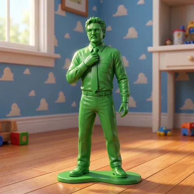 Bu ünlü Toy Story tarzında bir makete dönüştürüldü. Kim olduğunu tahmin edebilir misiniz?