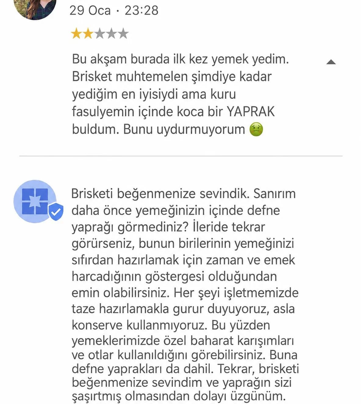 Fasülyede yaprak mı!!??!?!