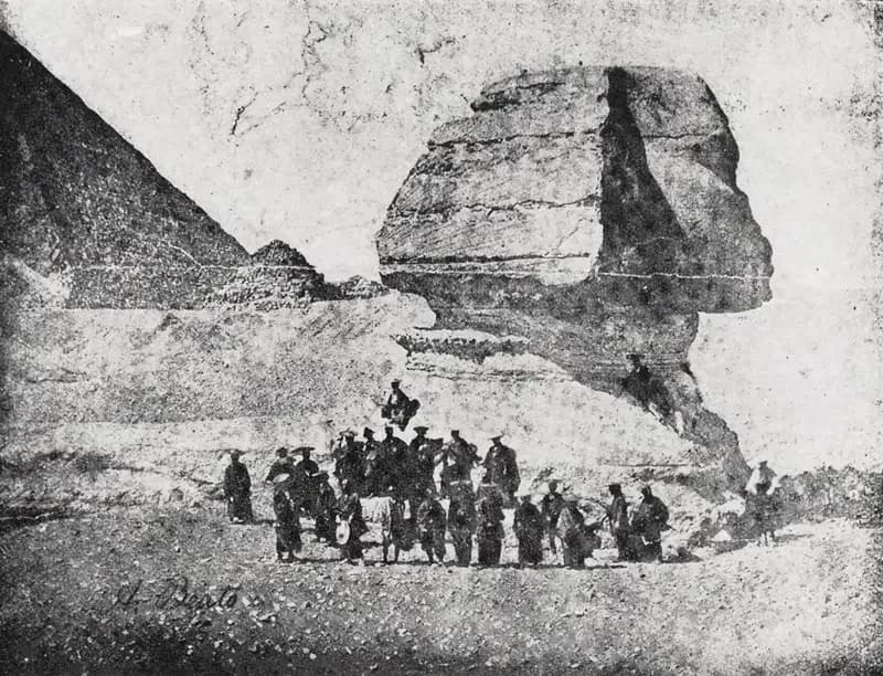 Japon Samuraylar 1864’te Sfenks’in Önünde Poz Verdi