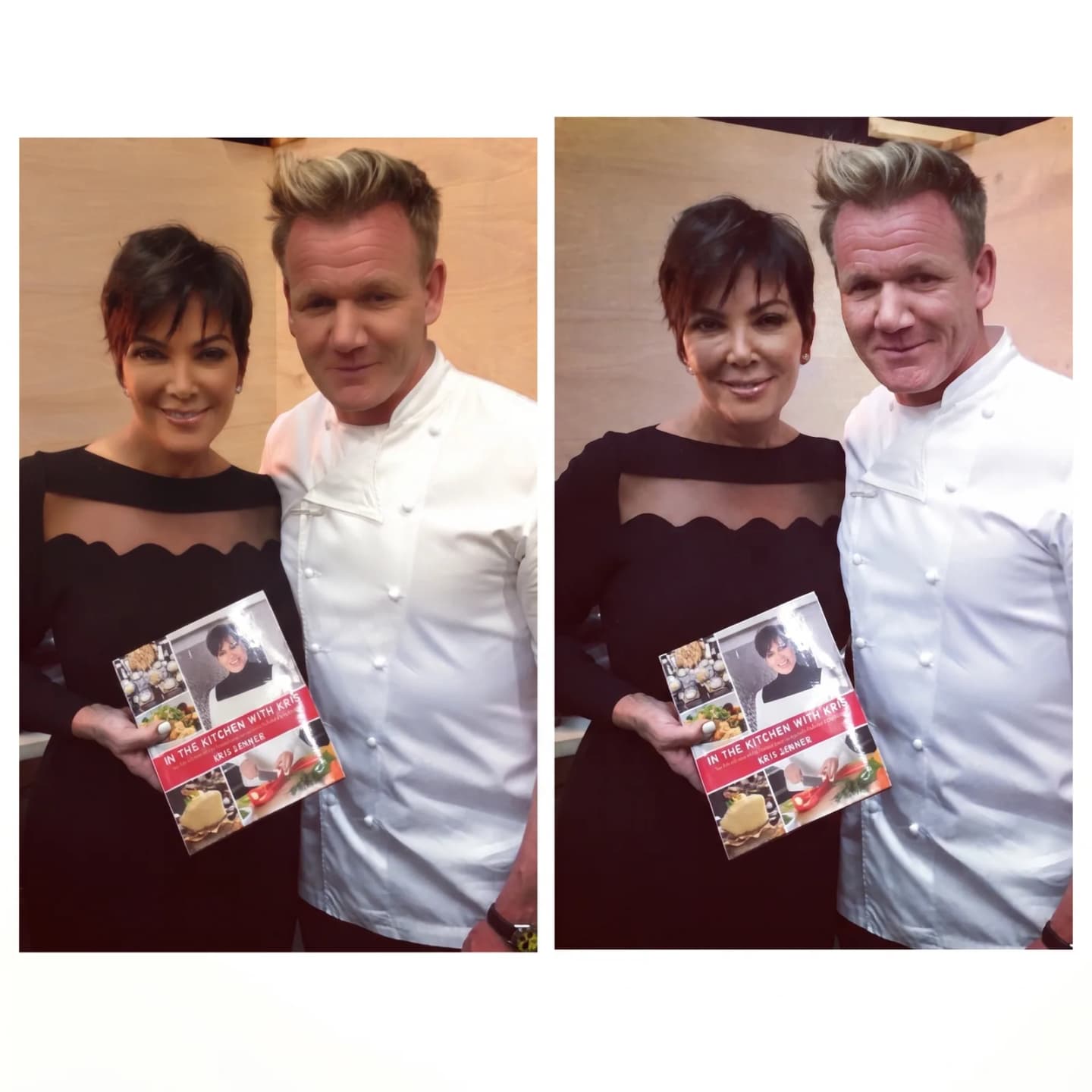 Kris Jenner Fotoğrafını Düzenledi, Gordon Ramsay Orijinalini Paylaştı