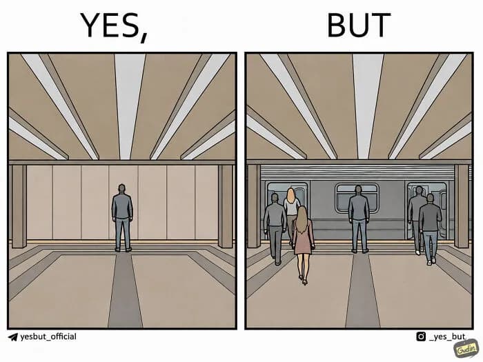 Metro İstasyonu Boşken Harika… Tren Gelene Kadar