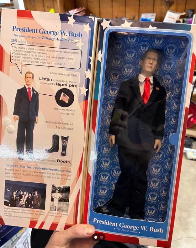 Birisi George W. Bush bebeği bulmuş. Kararın ne?