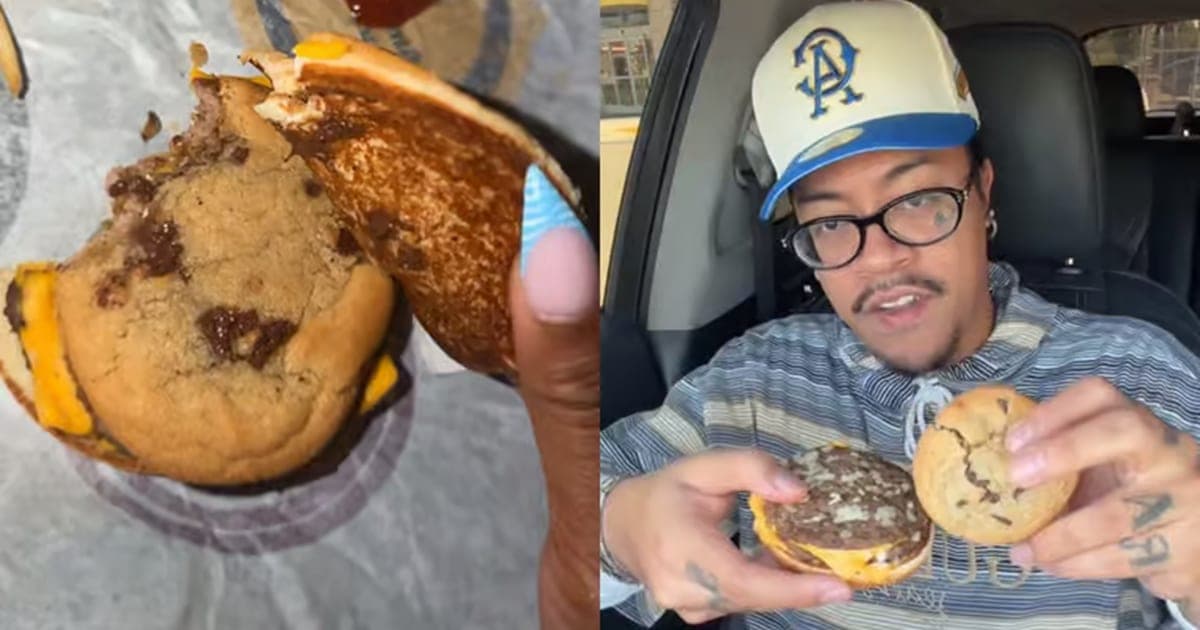 Hamburgerin İçine Kurabiye Koydular, İnsanlar Tadına Bayıldı: TikTok'un Yeni Fenomeni Cookie McDouble